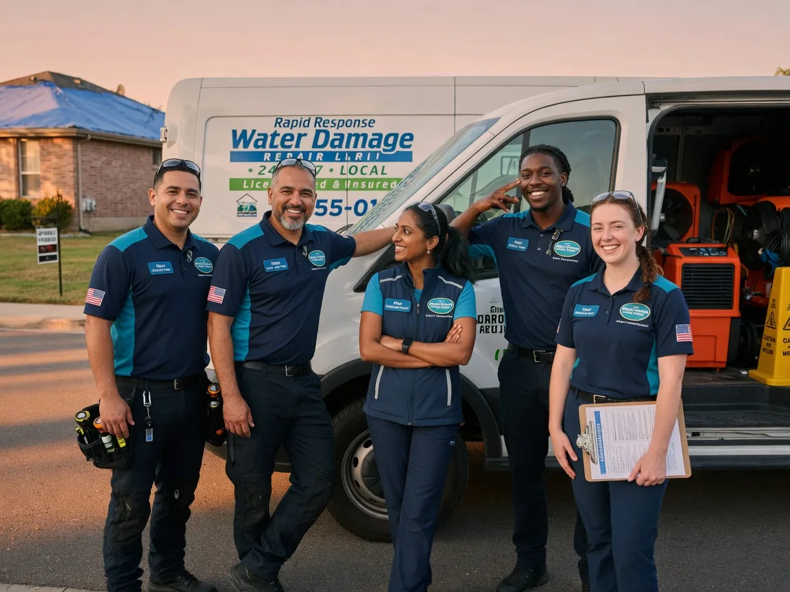 Water Damage Restoration company in Rowena, TX