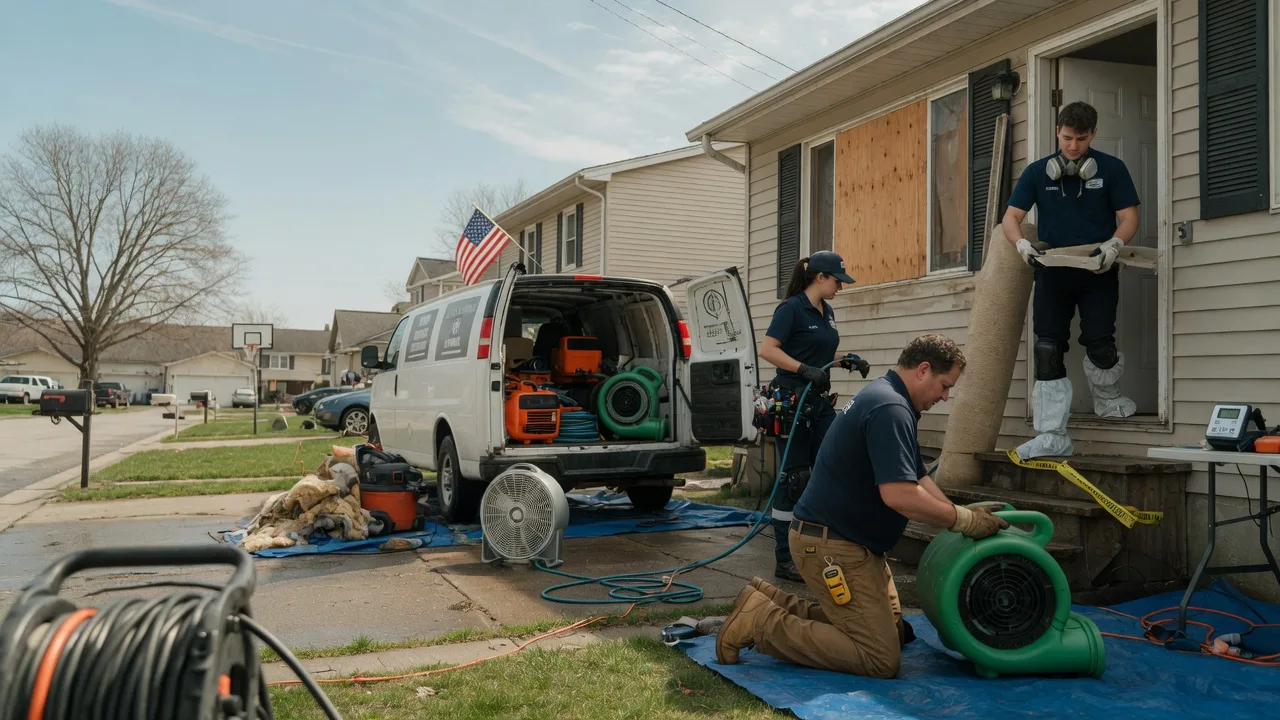 Water Damage Restoration in Rowena, TX near me